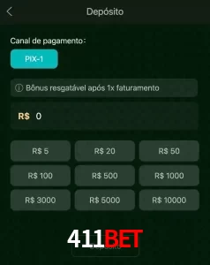deposits 411BET